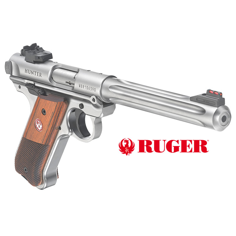 Ruger Mark IV Hunter 6,88" stainless 22lr.