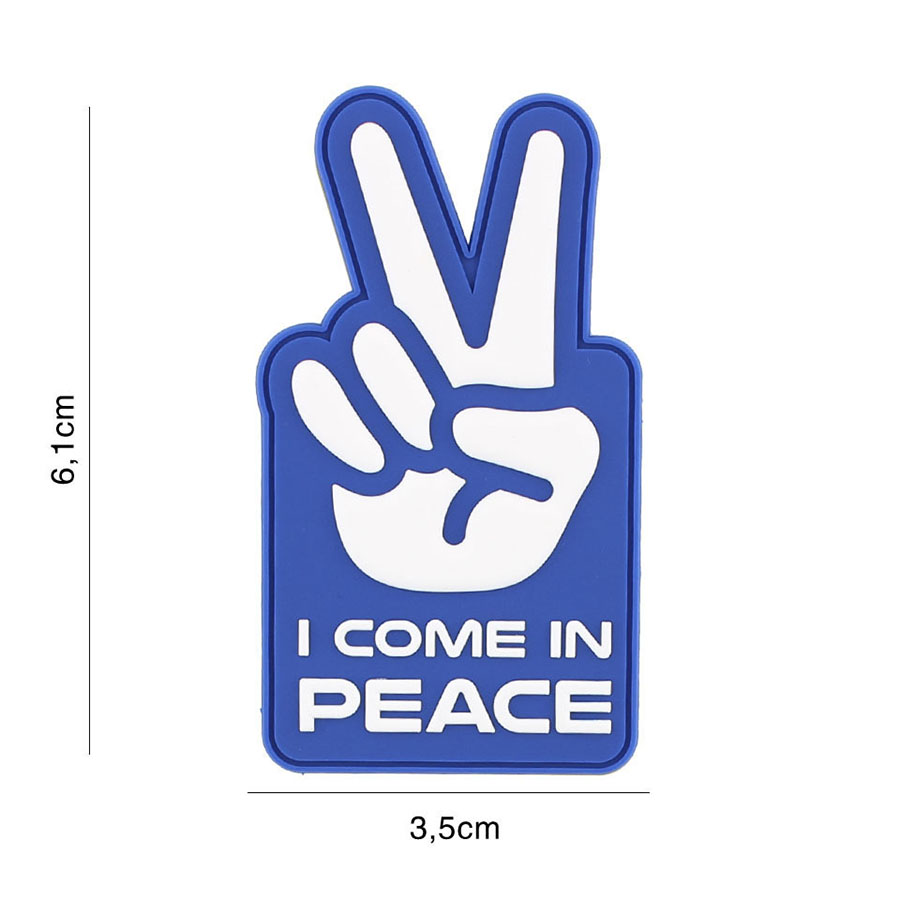 444130_7356_99_01 Patch "I Come in Peace"