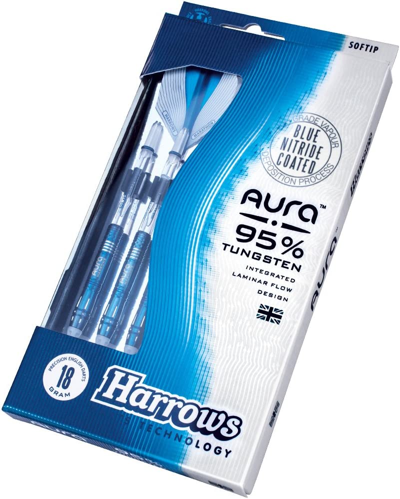 Harrows Aura 95% Tungsten Softip Dartpfeile