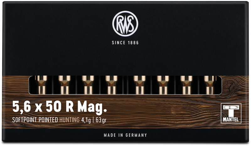 RWS 5,6x50R Mag. Teilmantel 4,1g / 63gr