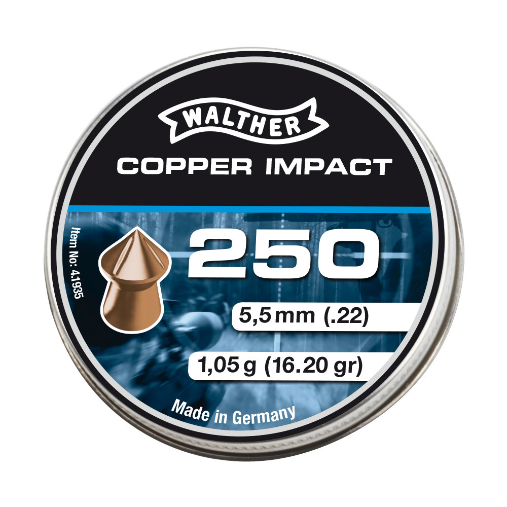 Walther Copper Impact 5,5mm Diabolo  Spitzkopf