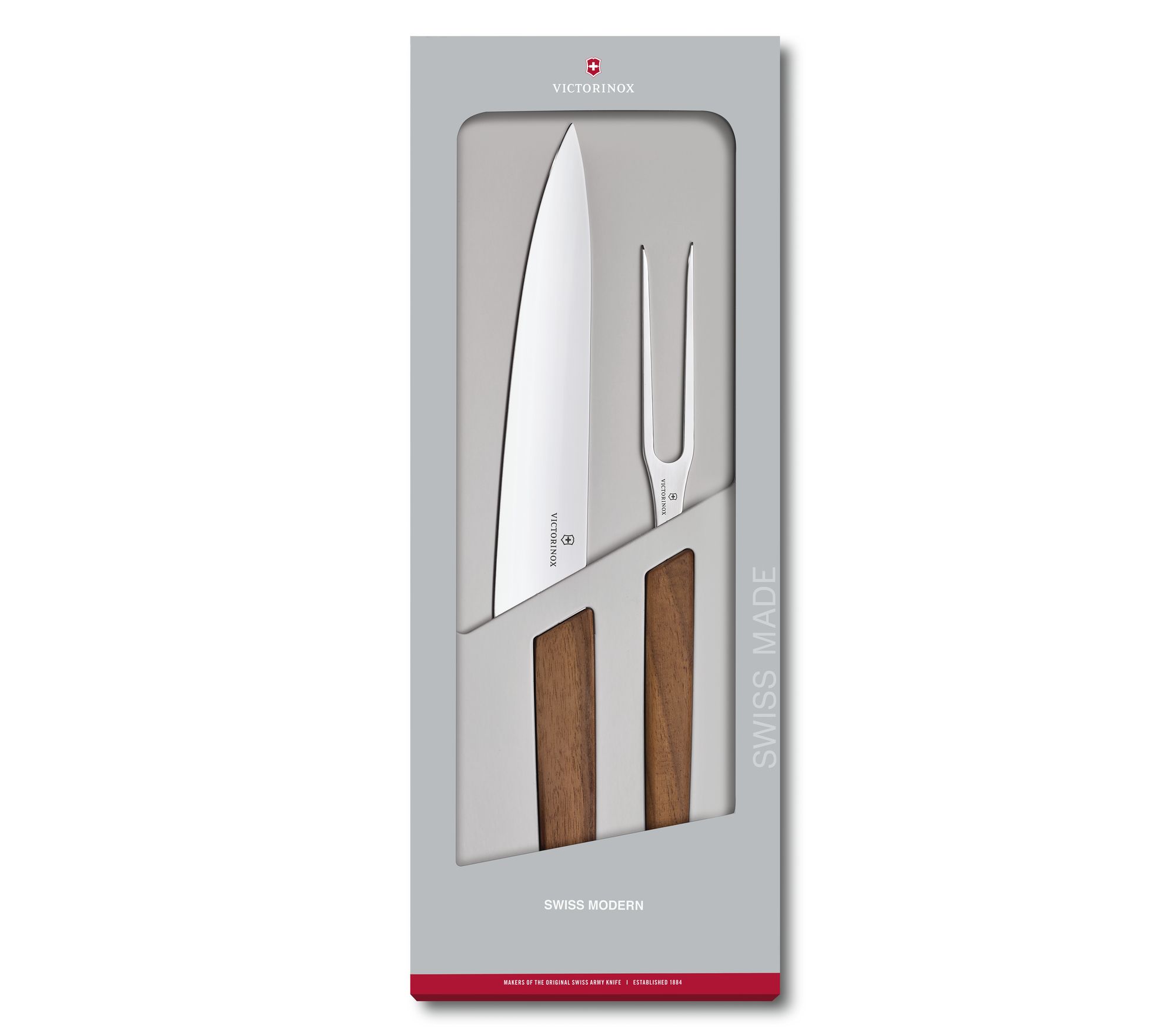 CUT_6_9091_2__P2 Victorinox Swiss Modern Tranchier-Set, 2-teilig nussbaum