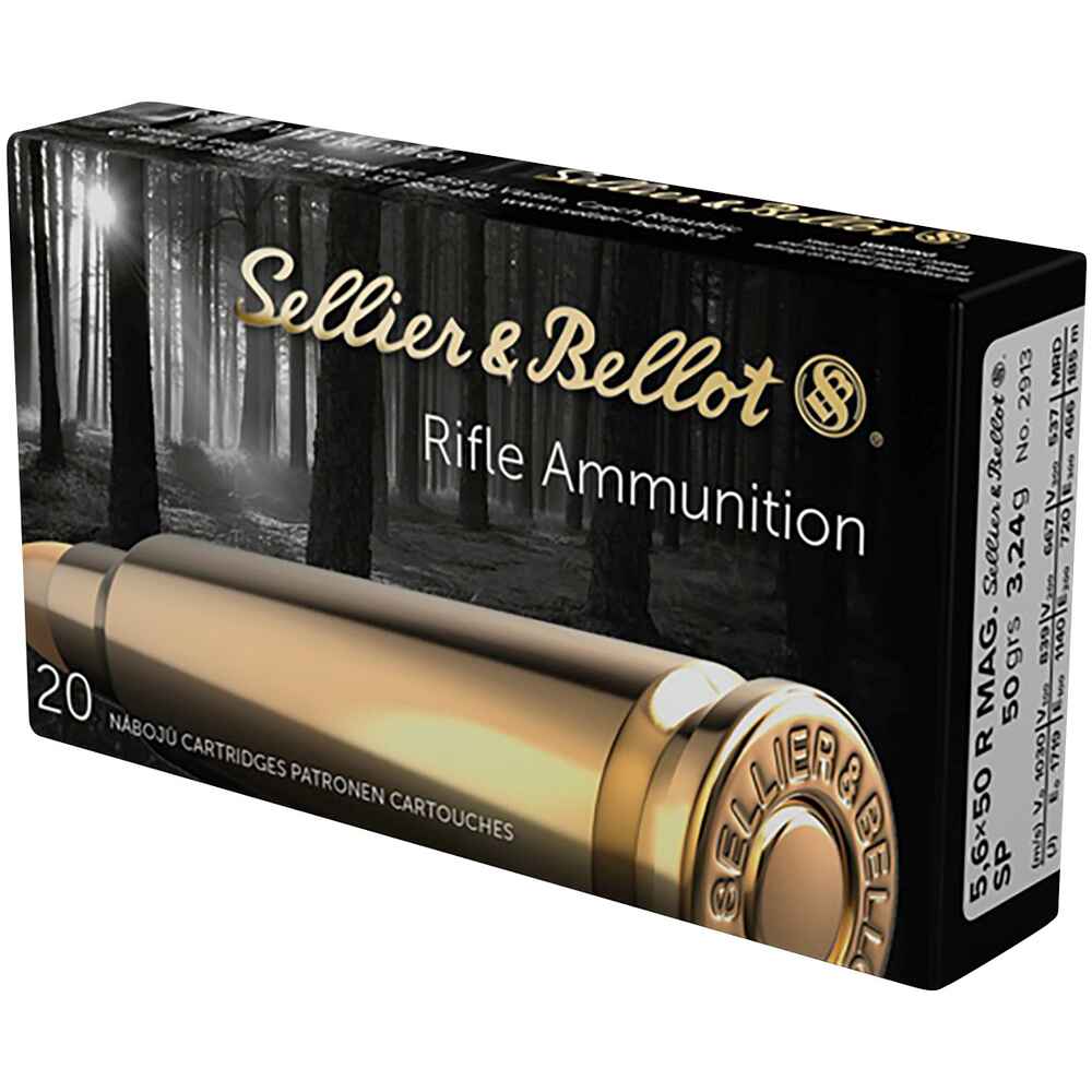 S&B 5,6x50 R Magnum Teilmantel  3,2g / 50gr