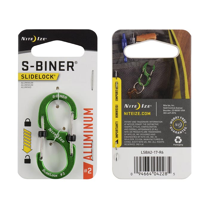 Nite Ize S-Biner Slidelock Lime#2