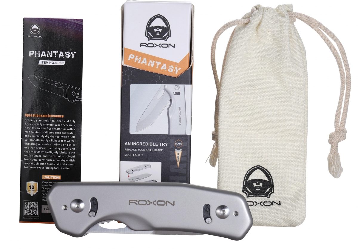 350338_3ELwrqVyn324zZ Roxon Einhandmesser Phantasy mit auswechselbarer Klinge
