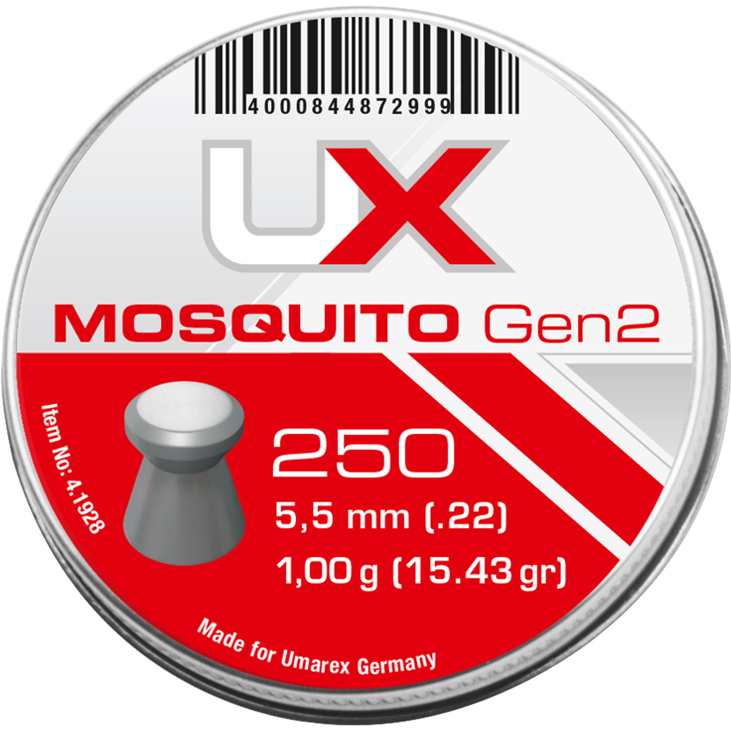 UX Mosquito Diabolos Gen2 5,5mm (.22) Diabolo