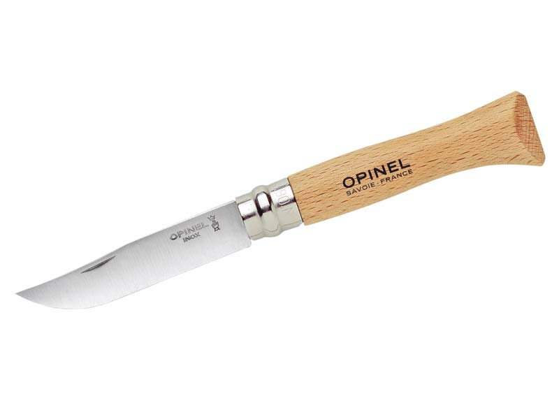 Opinel Taschenmesser No 06 Buche, Rostfrei