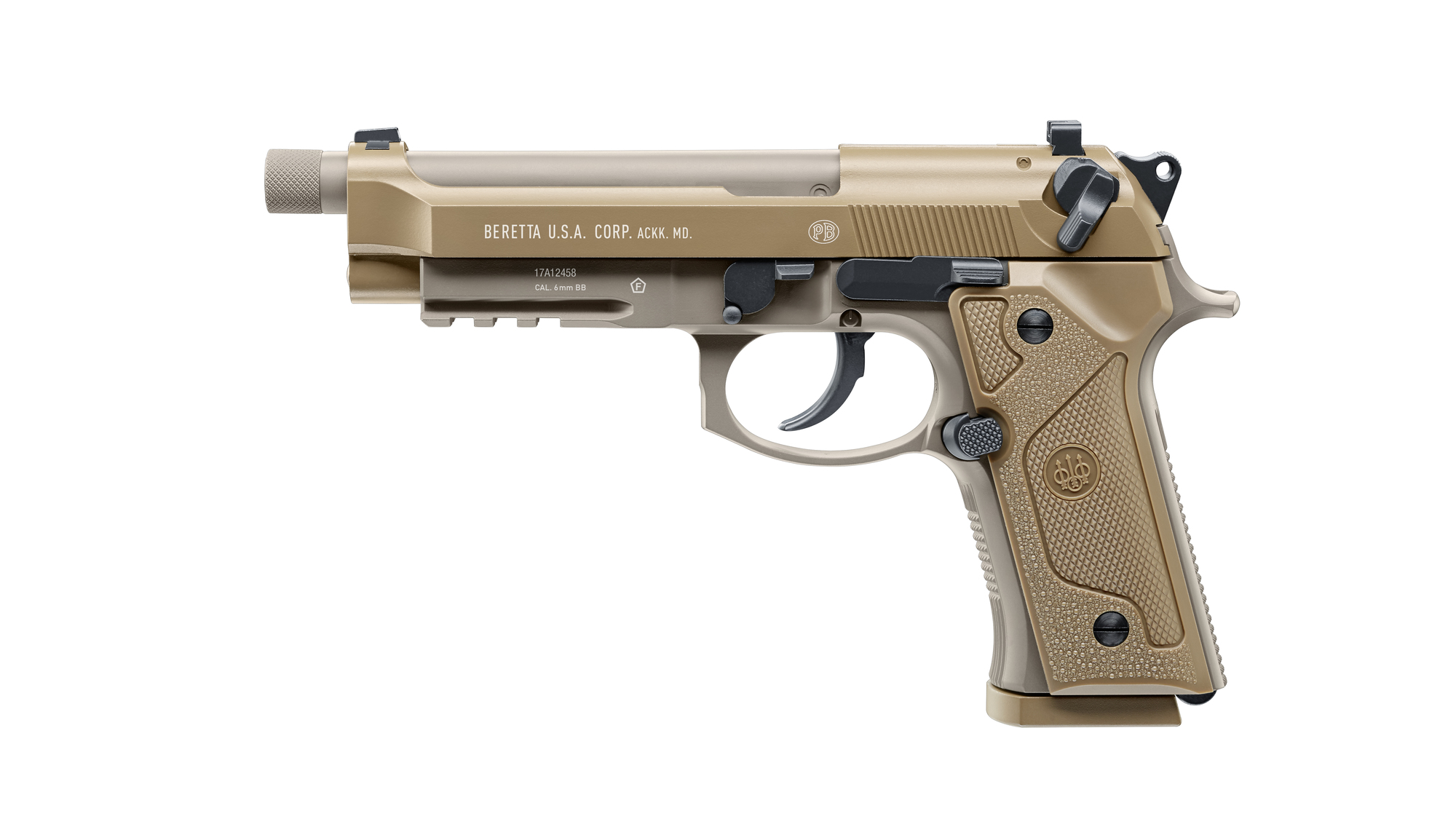 Beretta M9 A3 FDE 6 mm CO2-Airsoftpistole