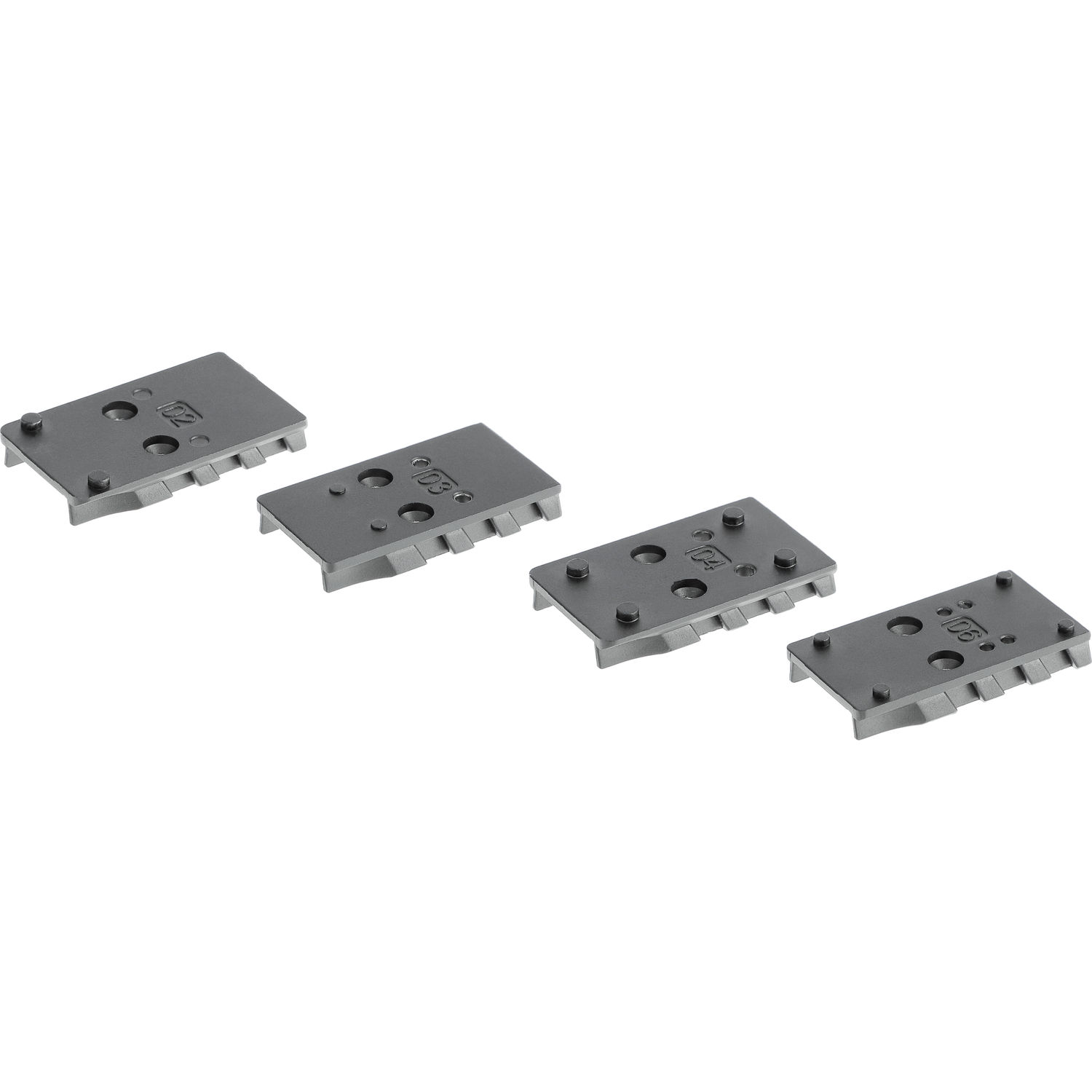 T4E Adapter Plates 4er Pack (Vortex, C-More, Leupold, Trijicon)