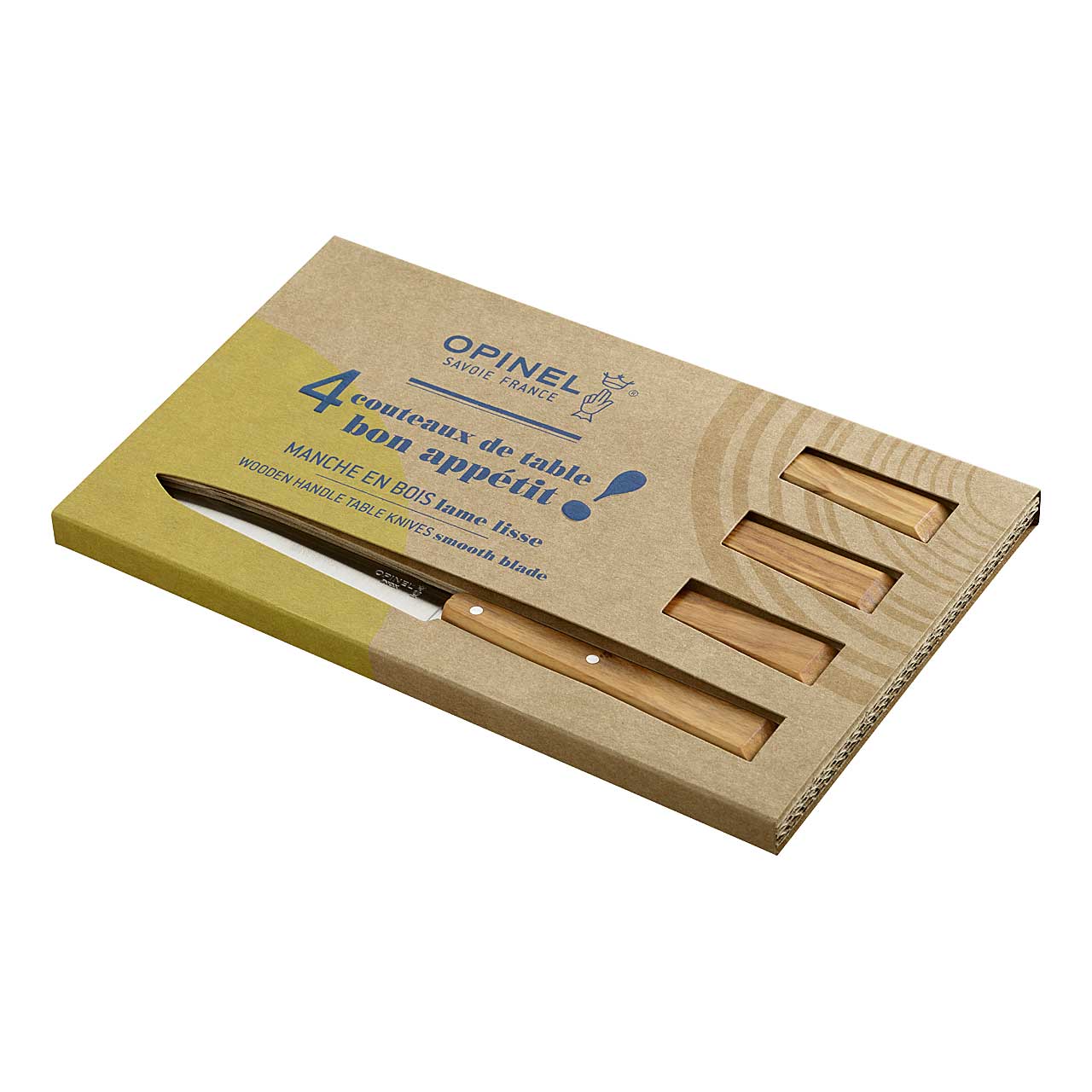 25422458a2c19a8a1bb Opinel Messersatz South Spirit Olivenholz