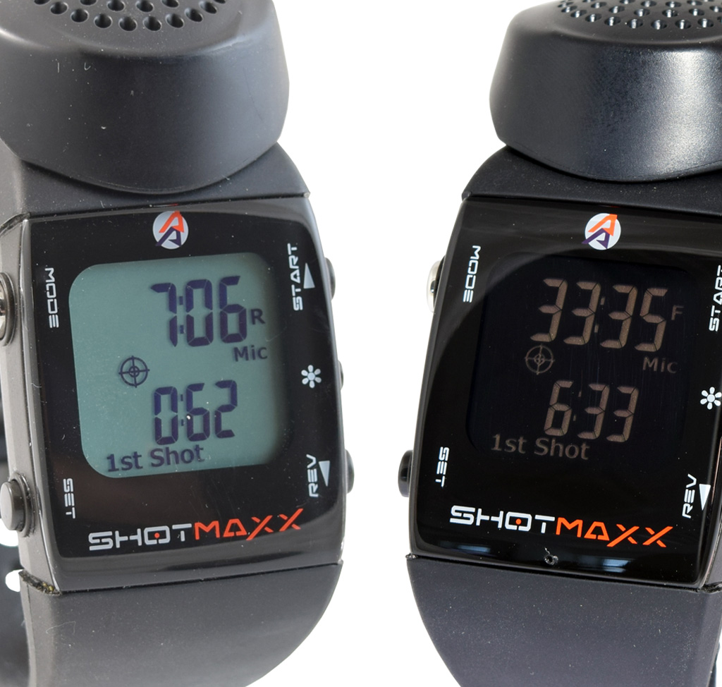 shotmaxx-2-white-black1 Double Alpha Shotmaxx2 Watch Shot Timer