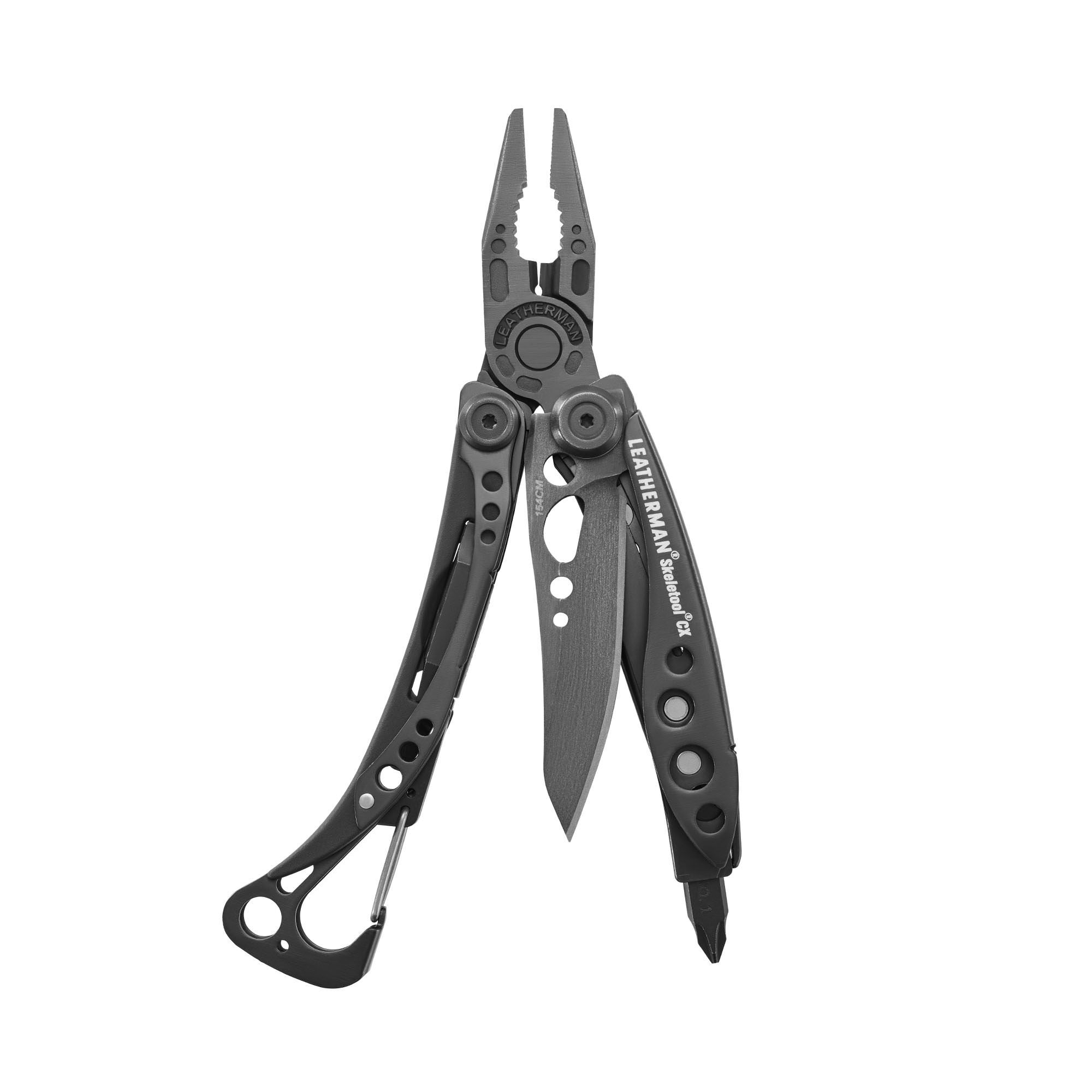 skeletool_cx_onyx_fanned Leatherman Skeletool CX