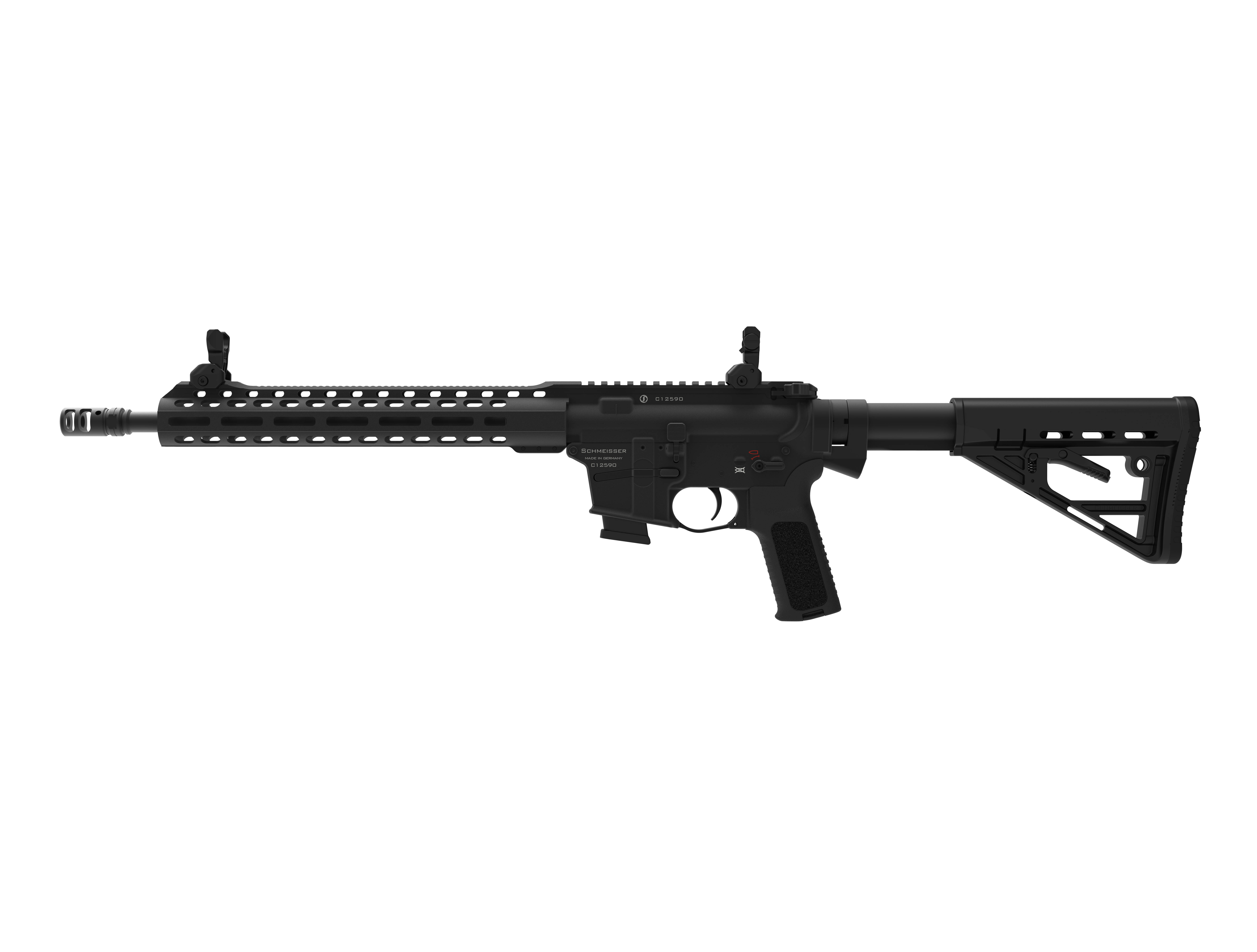 02-0210M_l Schmeisser SP9 14,5" 9mm Luger Repetierbüchse