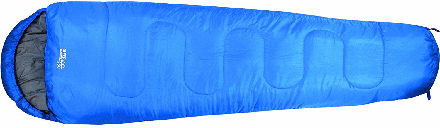 71cd-GmOBoL-_SL1500_ Highlander Sleepline 250 Mummy Schlafsack Azureblua