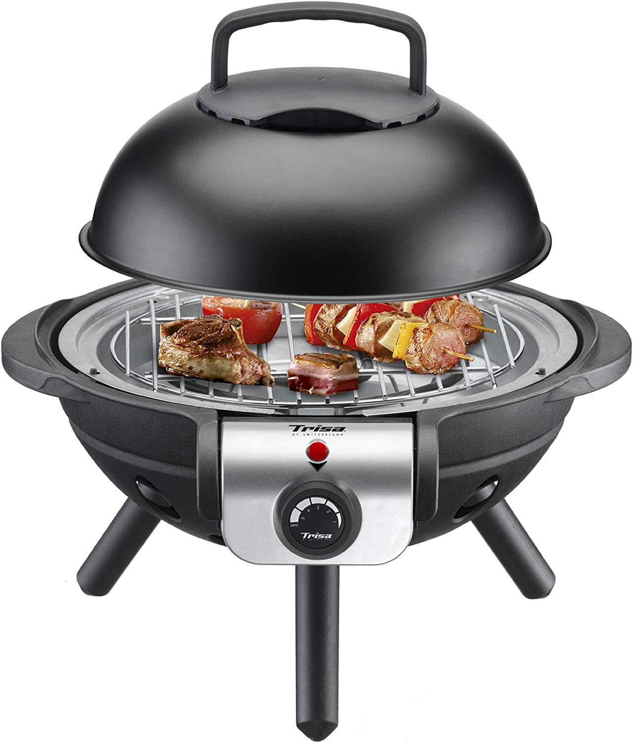 Trisa Electronics Grill "BBQ Junior" schwarz 39 x 38 x 34 cm