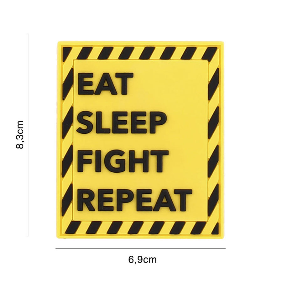 444130_7344_99_01 Patch "Eat Sleep Fight"
