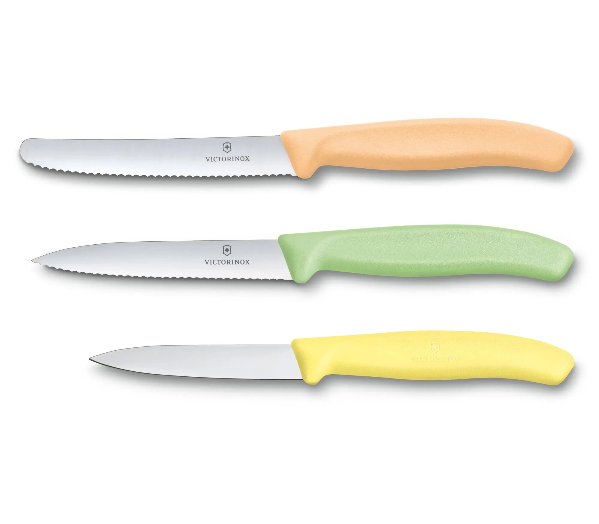 Victorinox Swiss Classic Trend Colors Gemüsemesser-Set, 3-teilig