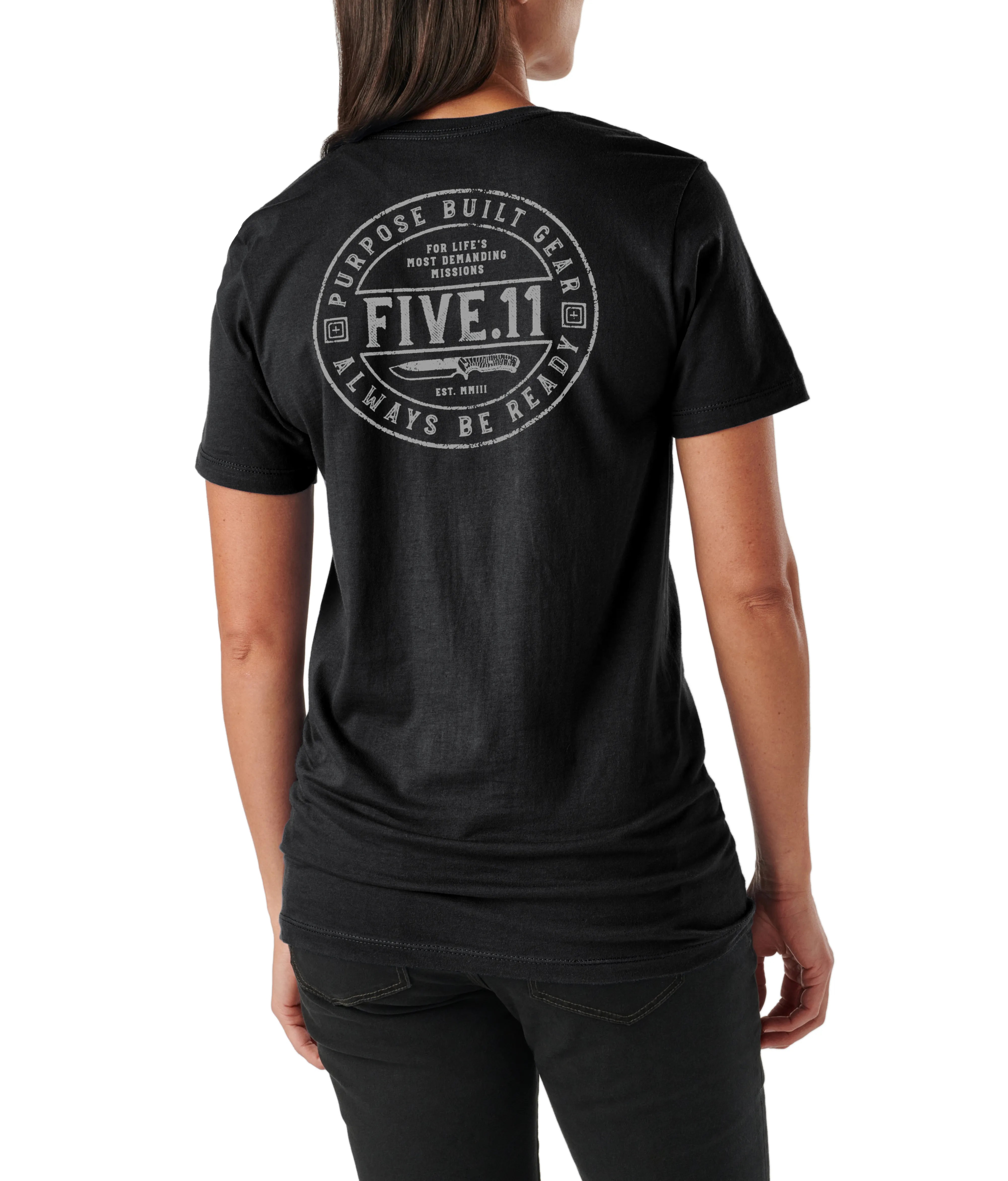 31226ADK_019_01 5.11 Tactical Womens Camp Knife Short Sleeve Tee