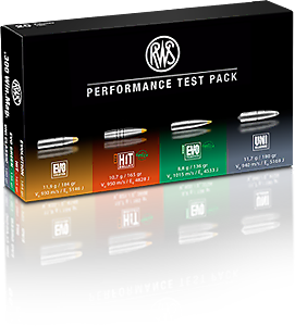 zfdzdcx RWS Performance Test Pack im Kaliber .300 Win. Mag.