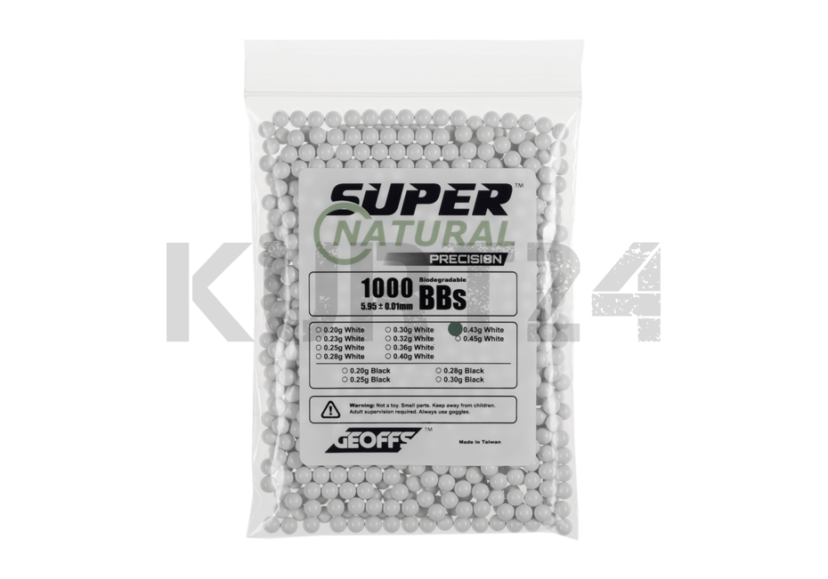 Geoffs 0.43g Bio BB Super Natural Precision 1000rds