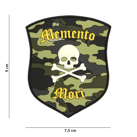 Patch "Memento Mori Shield Skull"