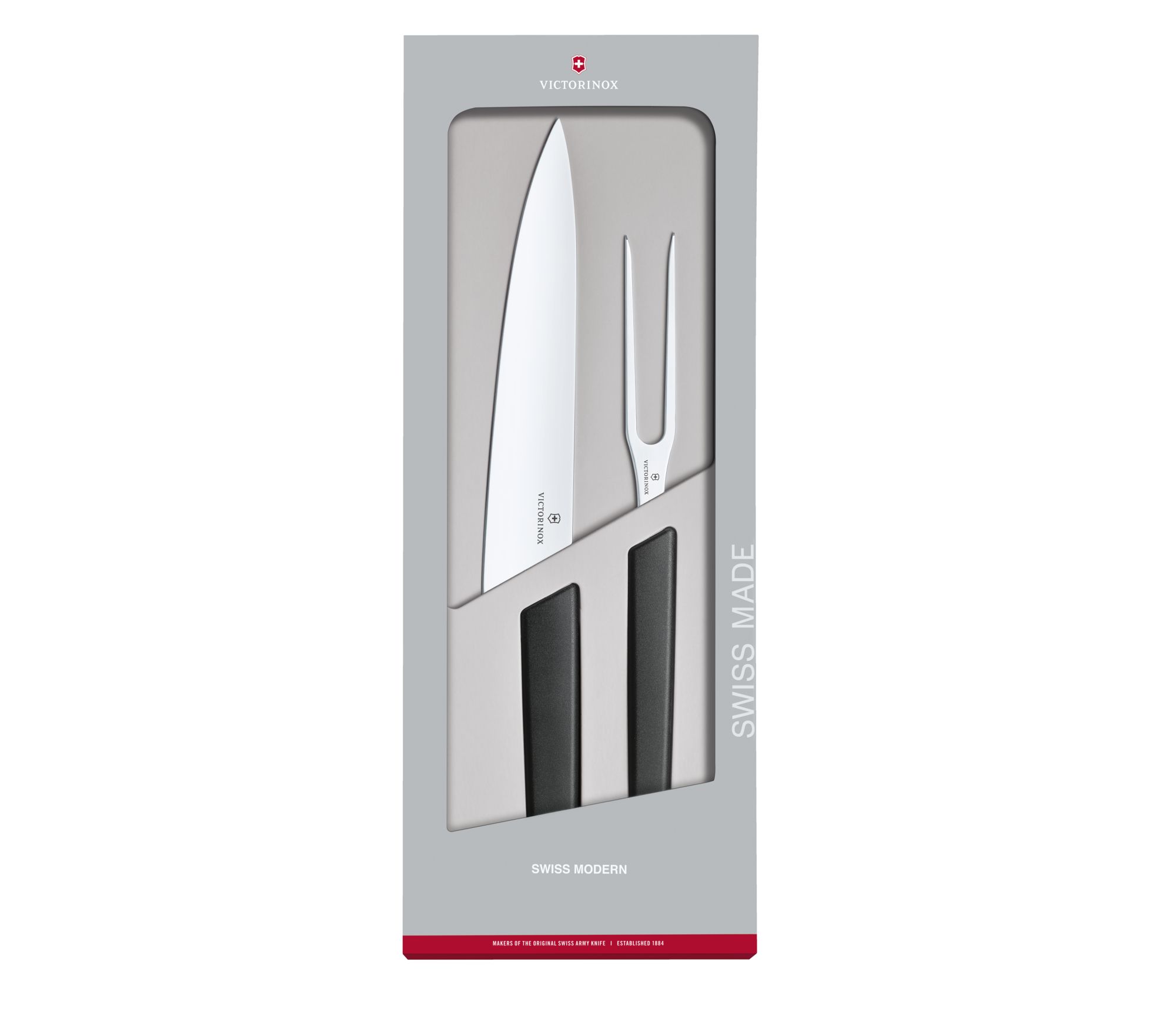 Victorinox Swiss Modern Tranchier-Set 2-teilig schwarz