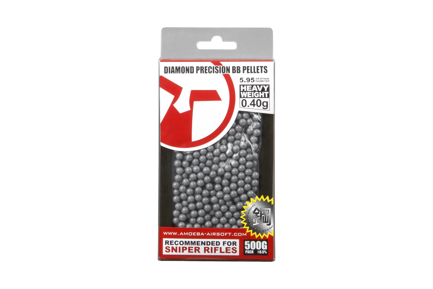 Ares Amoeba BBs 6mm 0,50g 1000 St. Grey