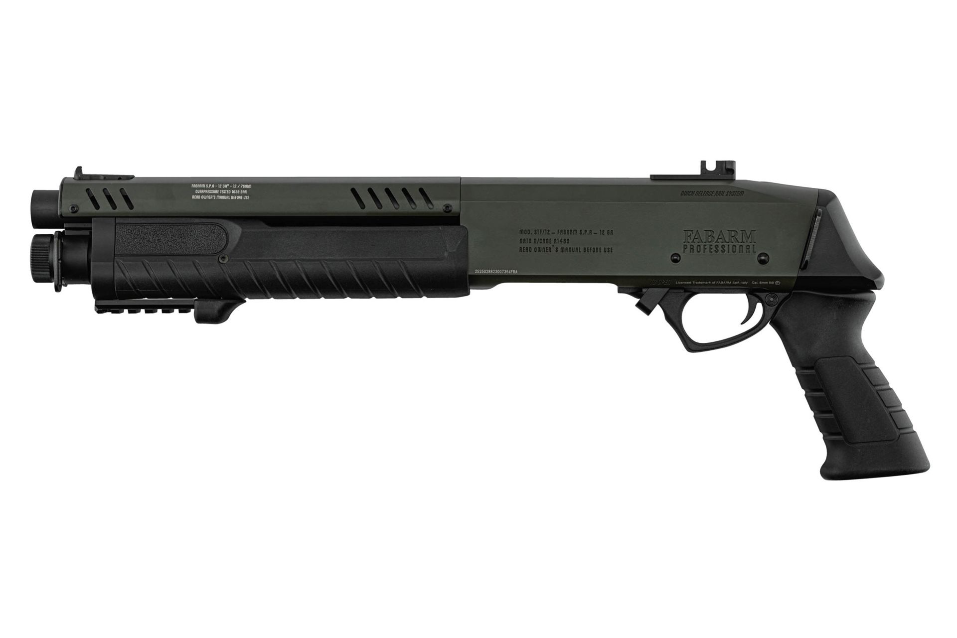 Fabarm STF12 Initial short 6mm Airsoft Gas Non BlowBack Fabarm STF12 Initial short 6mm Airsoft Gas Non BlowBack
