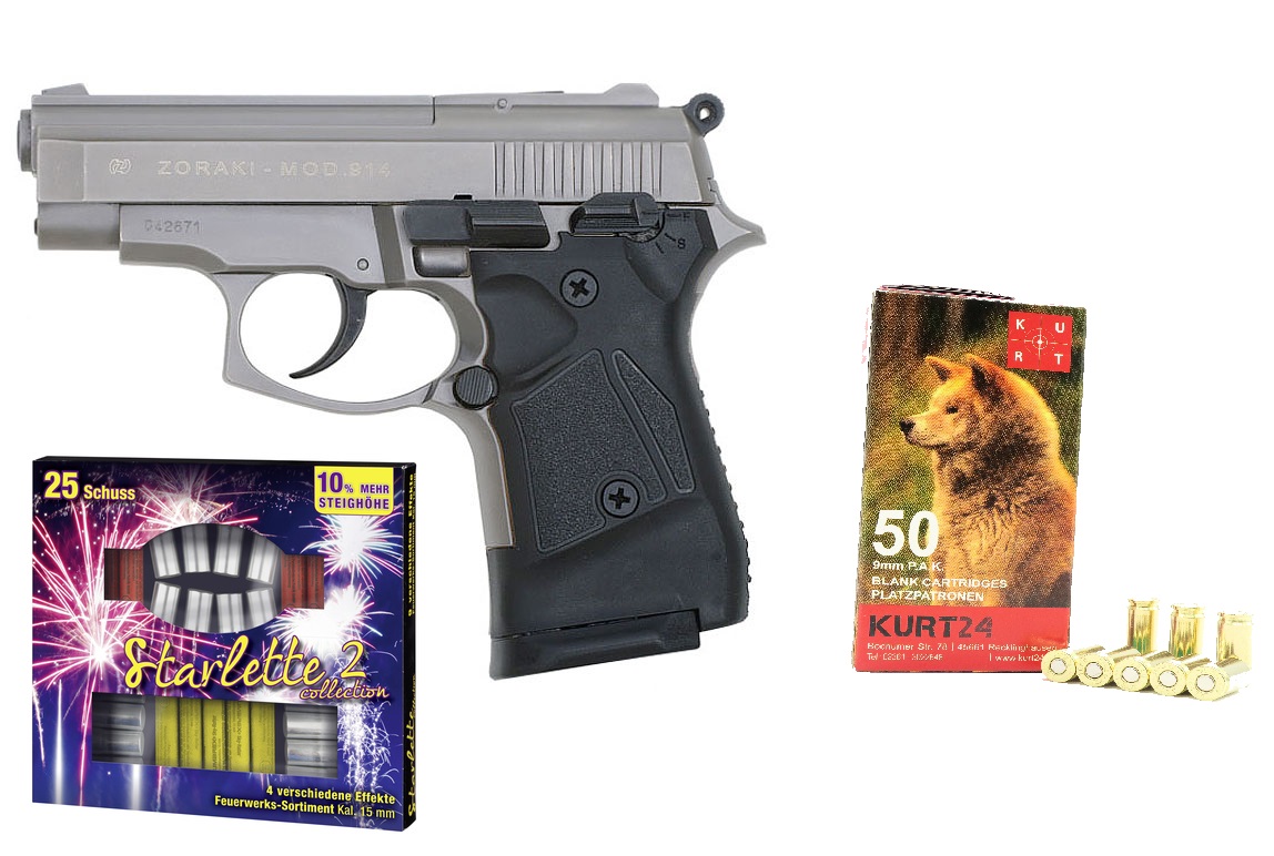 601103HyIcoKoXPg8UEqR9sIcfPeqnG Zoraki 914 Set mit Starlette Pyroset und Geco Platzpatronen
