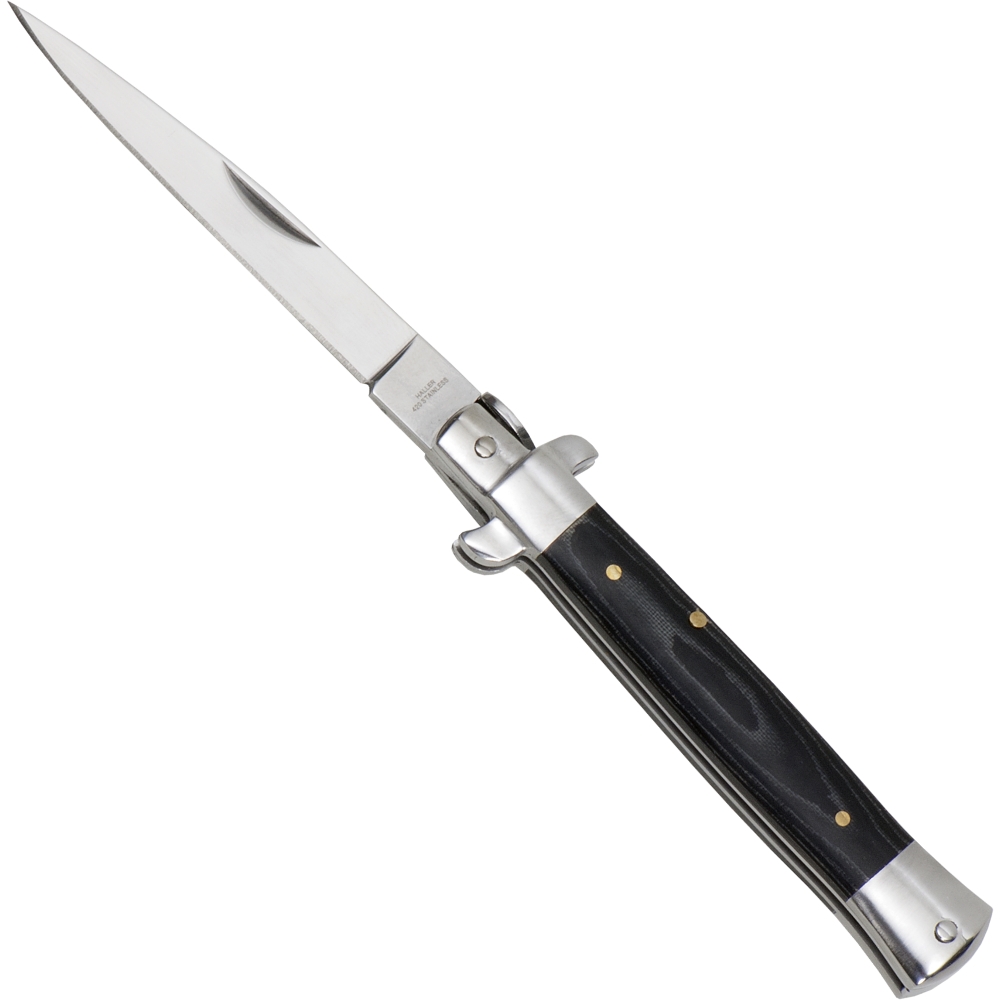 1u7uXbbcqk2KL1 Haller Small Stiletto Taschenmesser Micarta