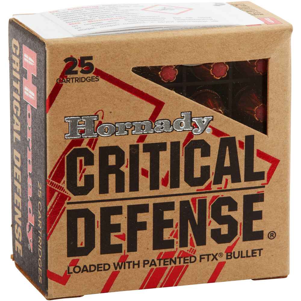 Hornady 9mm Luger Critical Defense FTX 7,5g/115grs.