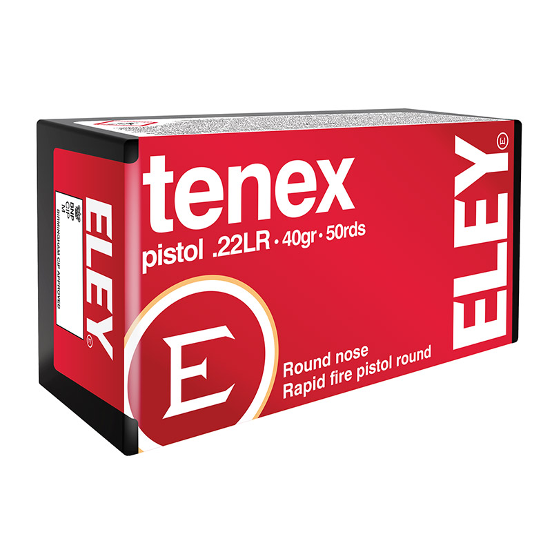 Eley Tenex Pistol .22lr 50 Schuss