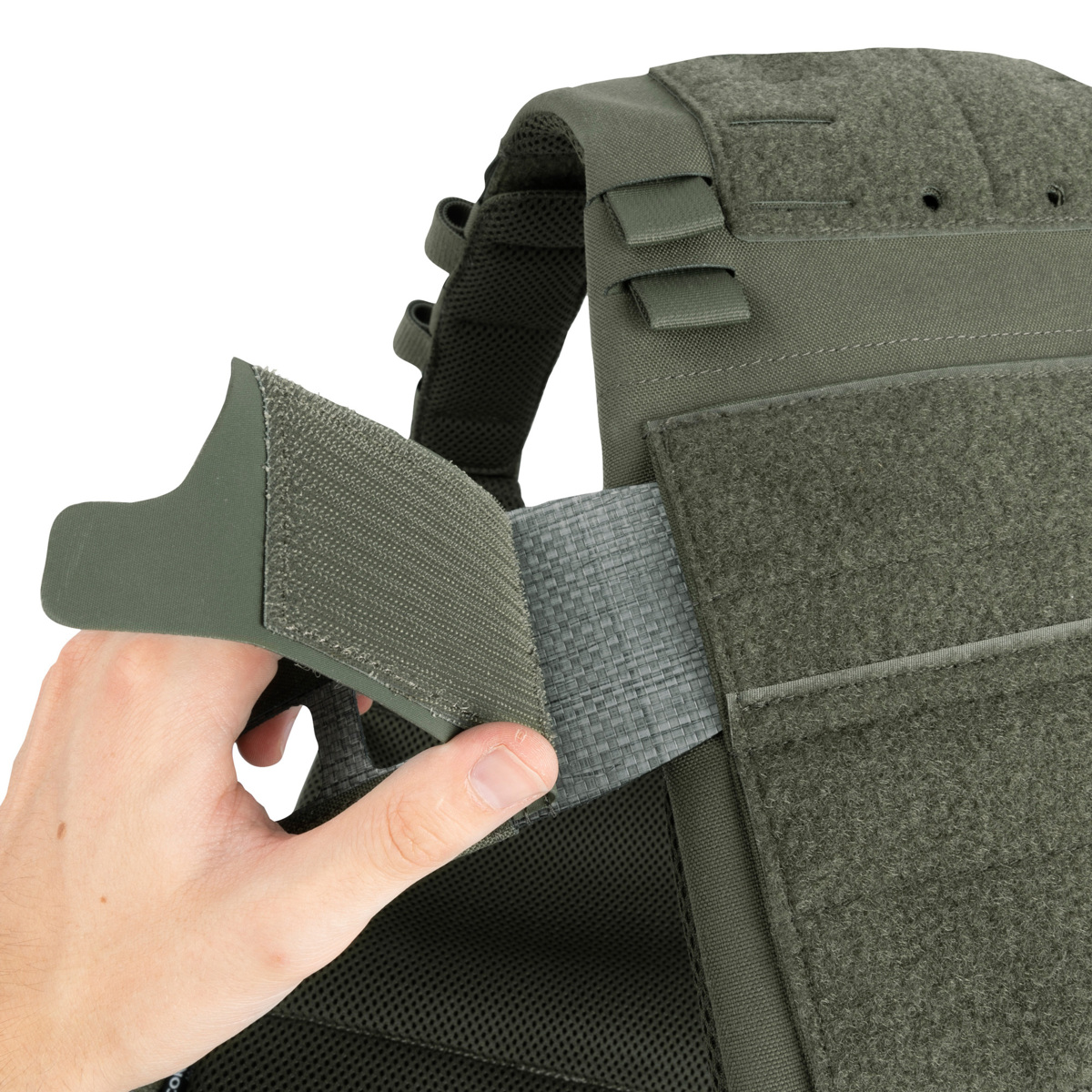 Tasmanian Tiger Plate Carrier LP LC Frame Plattenträger Stone-Grey-Olive IRR