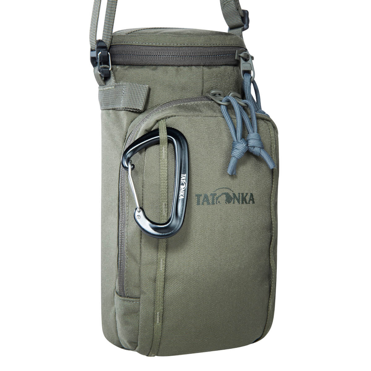 Tatonka Bottle Pouch 1l Isolierhülle Stone Grey Olive