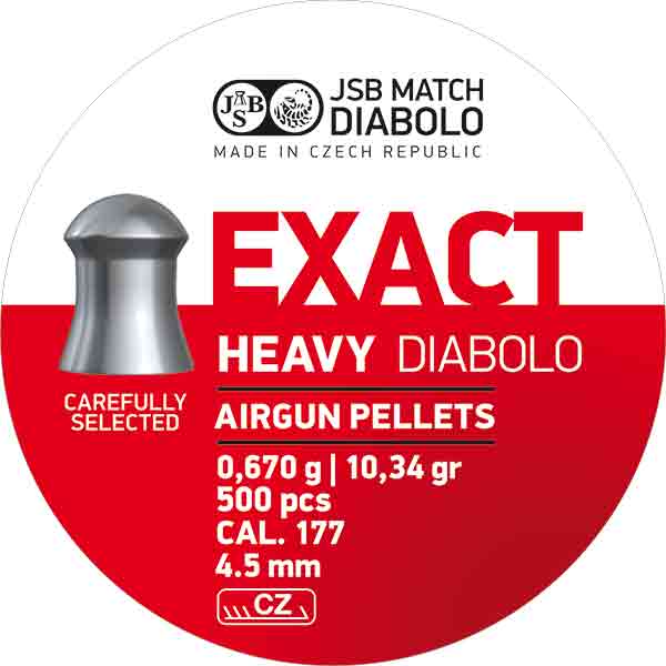 JSB Exact 4,52mm Heavy 0,670g