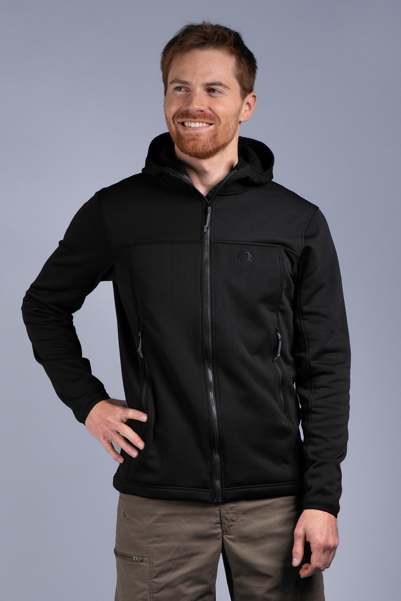 8419040a Tatonka LHYS Mens Hooded Jacket Stretchfleece-Jacke