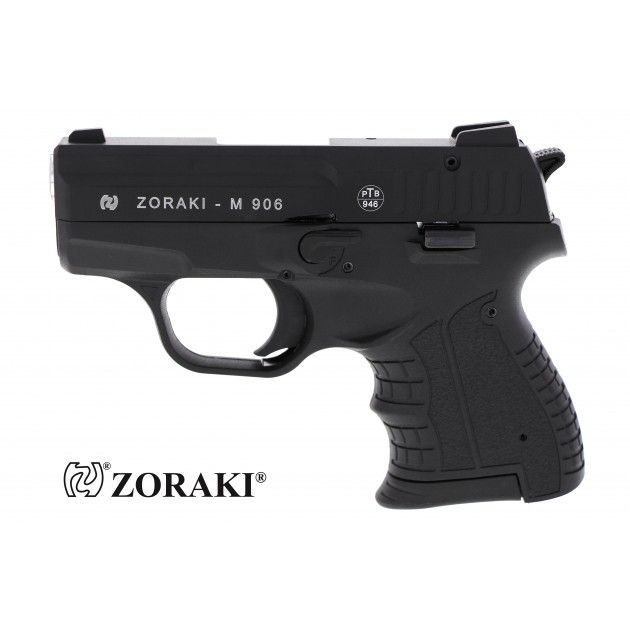 5105-1-1 Zoraki 906 Schwarz/Chrom Schreckschusspistole 9mm P.A.K.