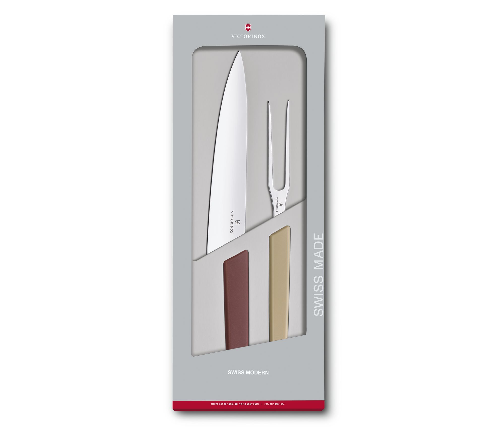 Victorinox Swiss Modern Tranchier-Set, 2-teilig Mehrfarbig