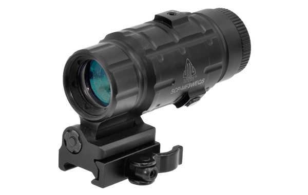 SCP_MF3WEQS_PRO_01U8Yrt02XFgABW UTG 3X-Magnifier mit Flip-to-Side-QD Mount