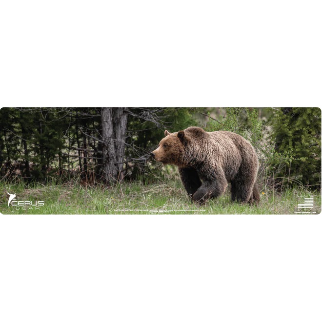 BEAR-RIFLE-CLEANING-MAT_660xvETVd4eNBZLdI Cerus Gear Grizzly Bear Wildlife Rifle Cleaning Mat