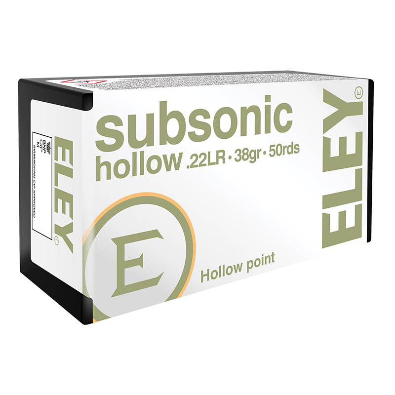 Eley Subsonic .22lr. Hohlspitz