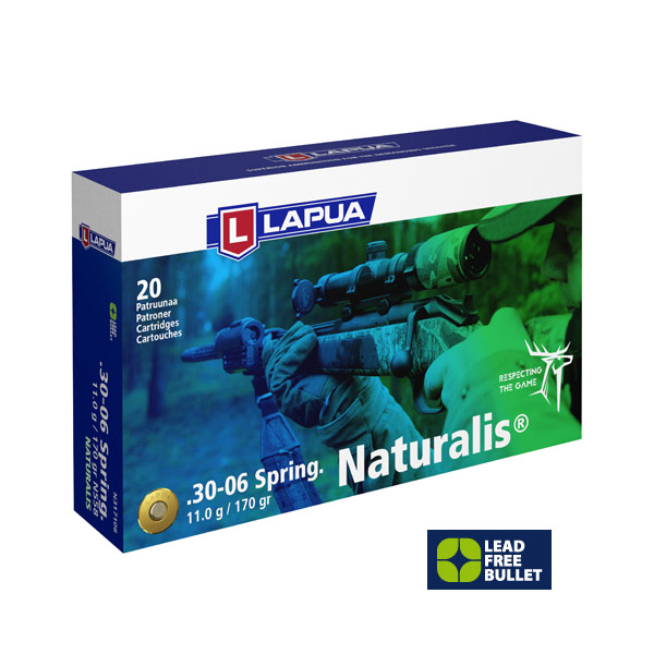 Lapua .30-06 Spring Naturalis 11g / 170gr