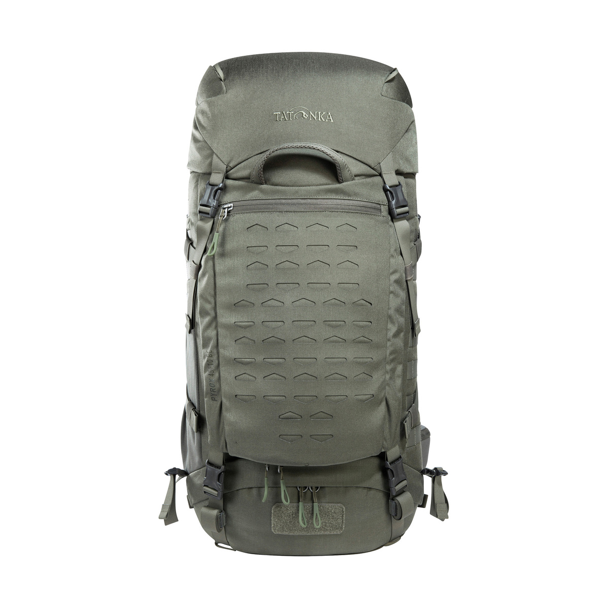 Tatonka Pyrox 45+10 Bushcraft-Rucksack Stone Grey Olive