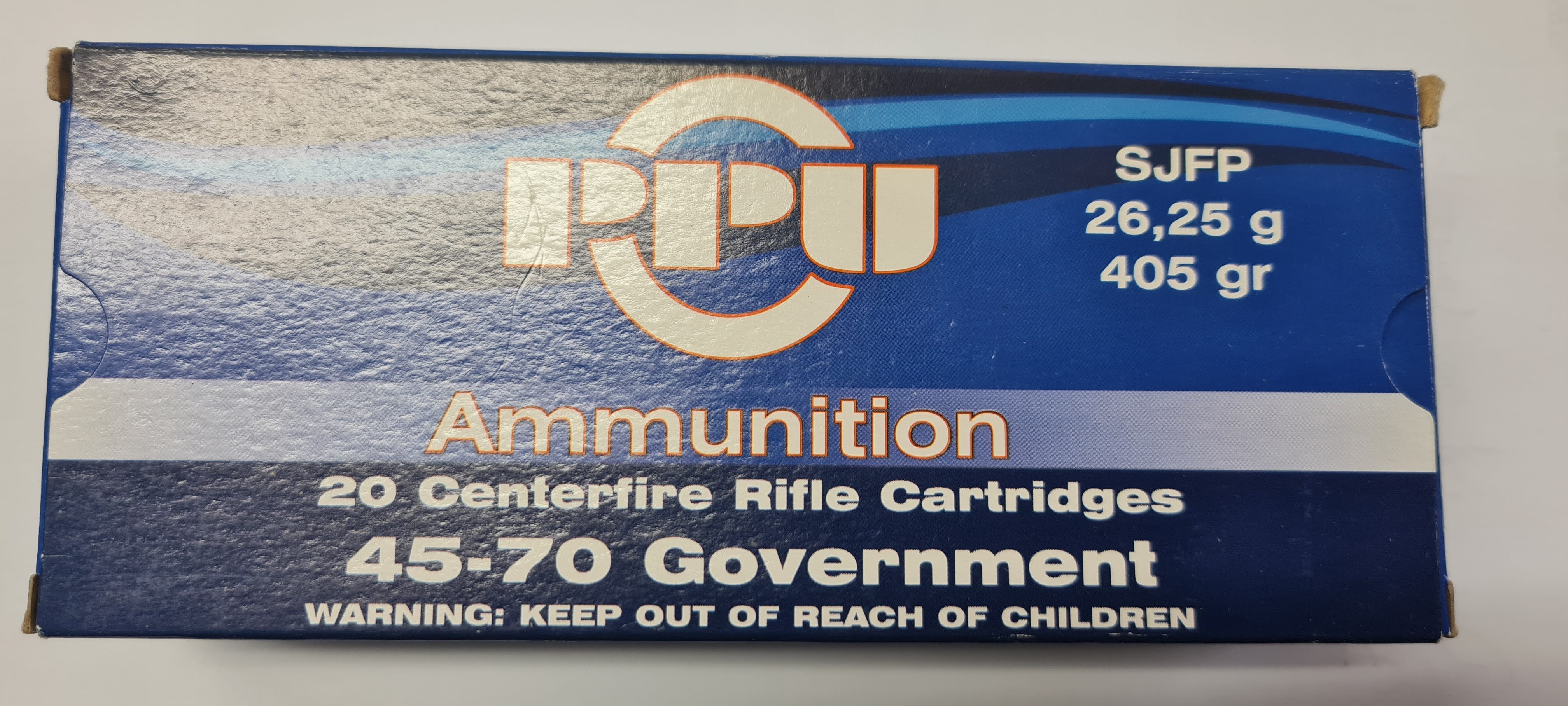 PPU 45-70 Government SJFP 26.25g / 405gr