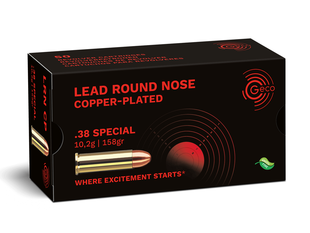 Geco .38 Special Blei-Rundkopf (verkupfert) 10,2g / 158gr