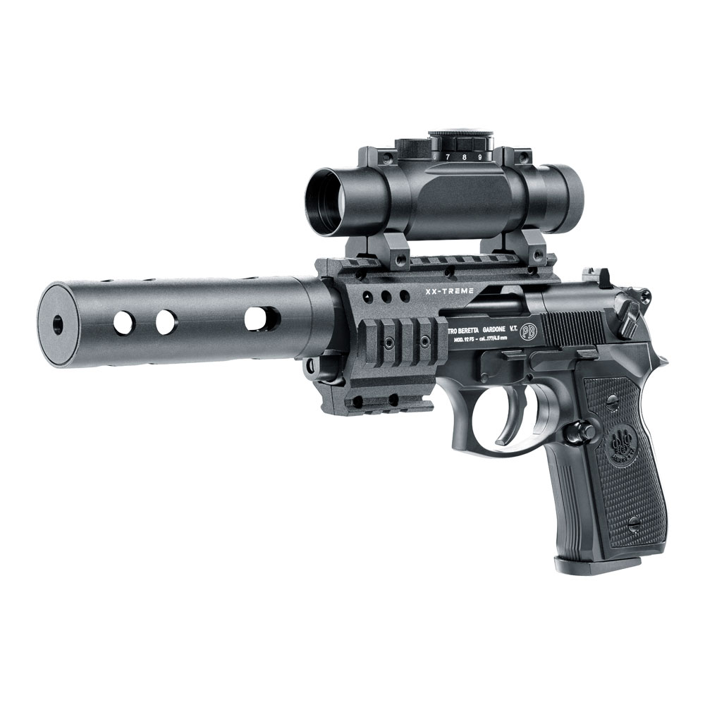 419-00-51_XX-Treme_persp Beretta M92FS XX-Treme CO2-Pistole 4,5 mm (.177) Diabolo