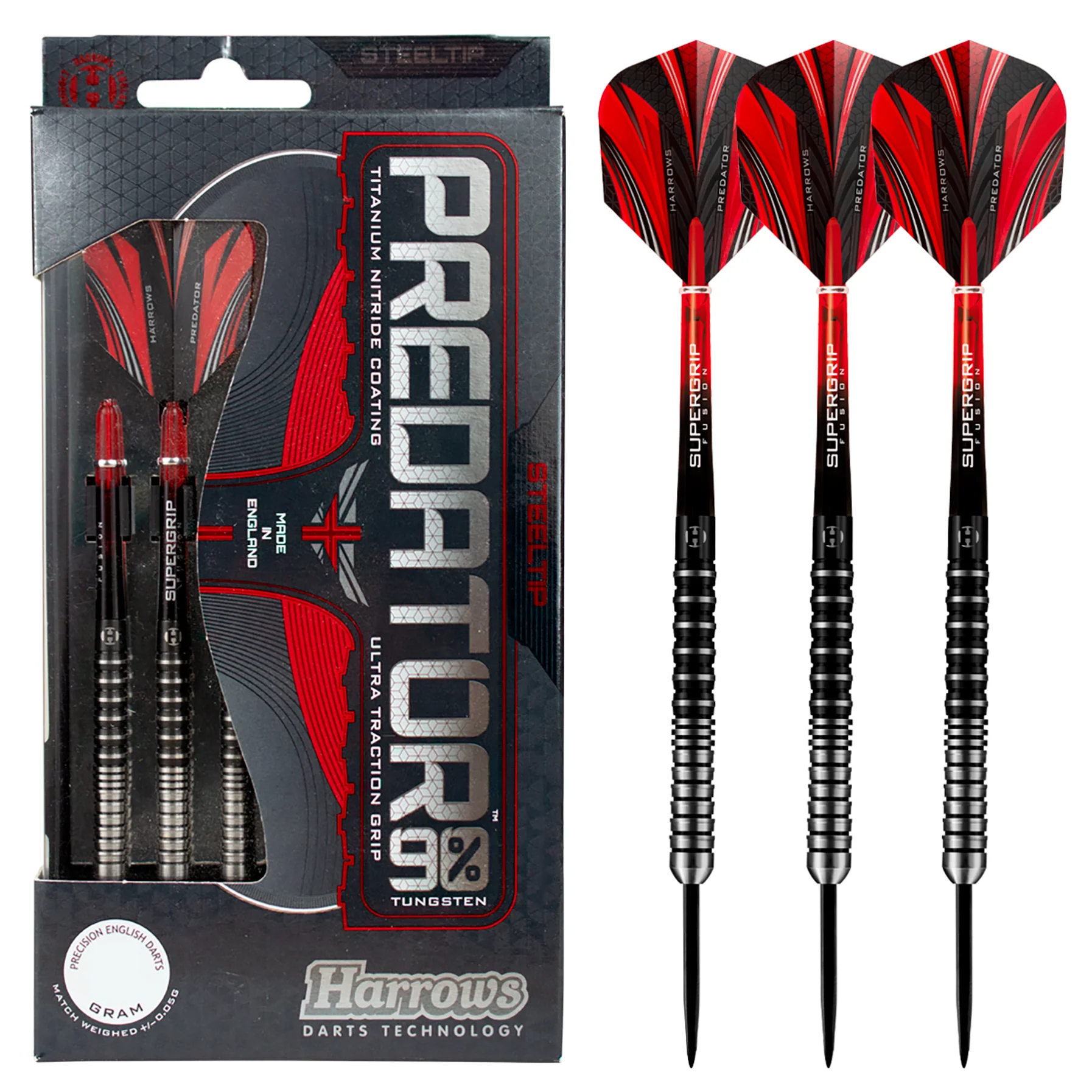 Harrows Predator 90% Tungsten Steeltip Darts