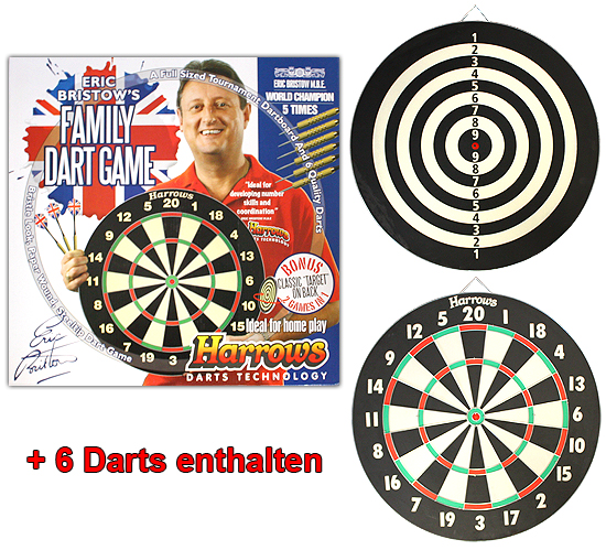 Harrows Dart Game mit 6 Darts