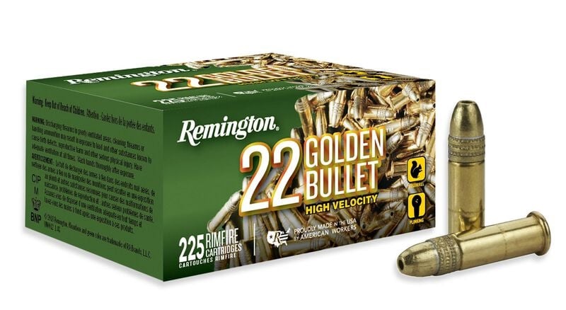 Remington .22lr Golden Bullet HV 36gr Hollow Point