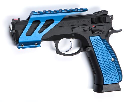 ASG Alu Griffschalen Blau für CZ Sp-01 Shadow